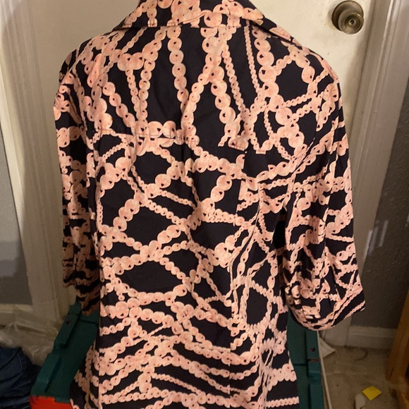 Apostrophe 3/4sleeves button down tunic/ blouse size 18W - Picture 7 of 12